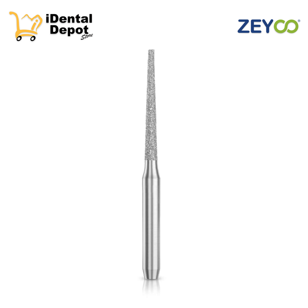 FRESA ZEYCO DIAMANTE 848-012 CONICA PTA. PLANA MED CAJA C/10 PZAS BLISTER INDIVIDUAL