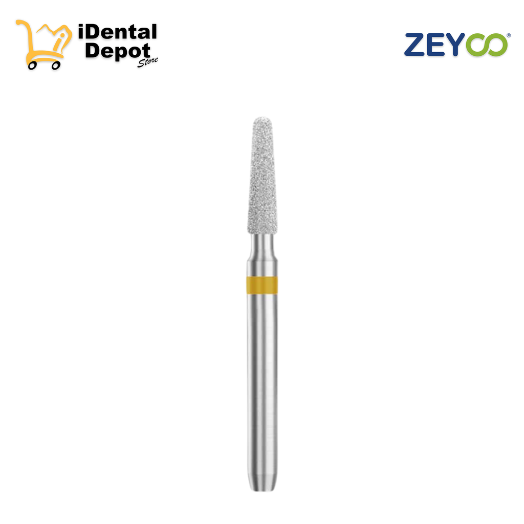 FRESA ZEYCO DIAMANTE 855-016   TRONCOCONICA PTA. REDONDEADA SFINA CAJA C/10 PZAS BLISTER INDIVIDUAL