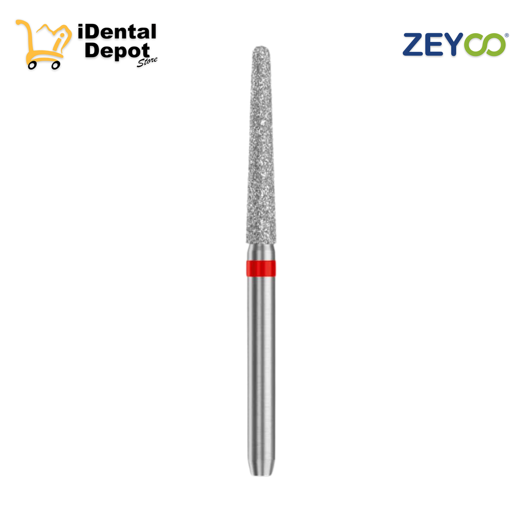 FRESA ZEYCO DIAMANTE 850-018   TRONCOCONICA PTA. REDONDEADA FINA CAJA C/10 PZAS BLISTER INDIVIDUAL