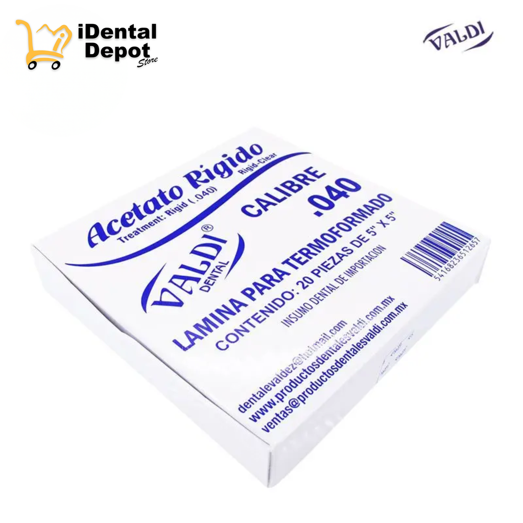 [VALDIACR40-X] ACETATO RIGIDO NO. 40 VALDI