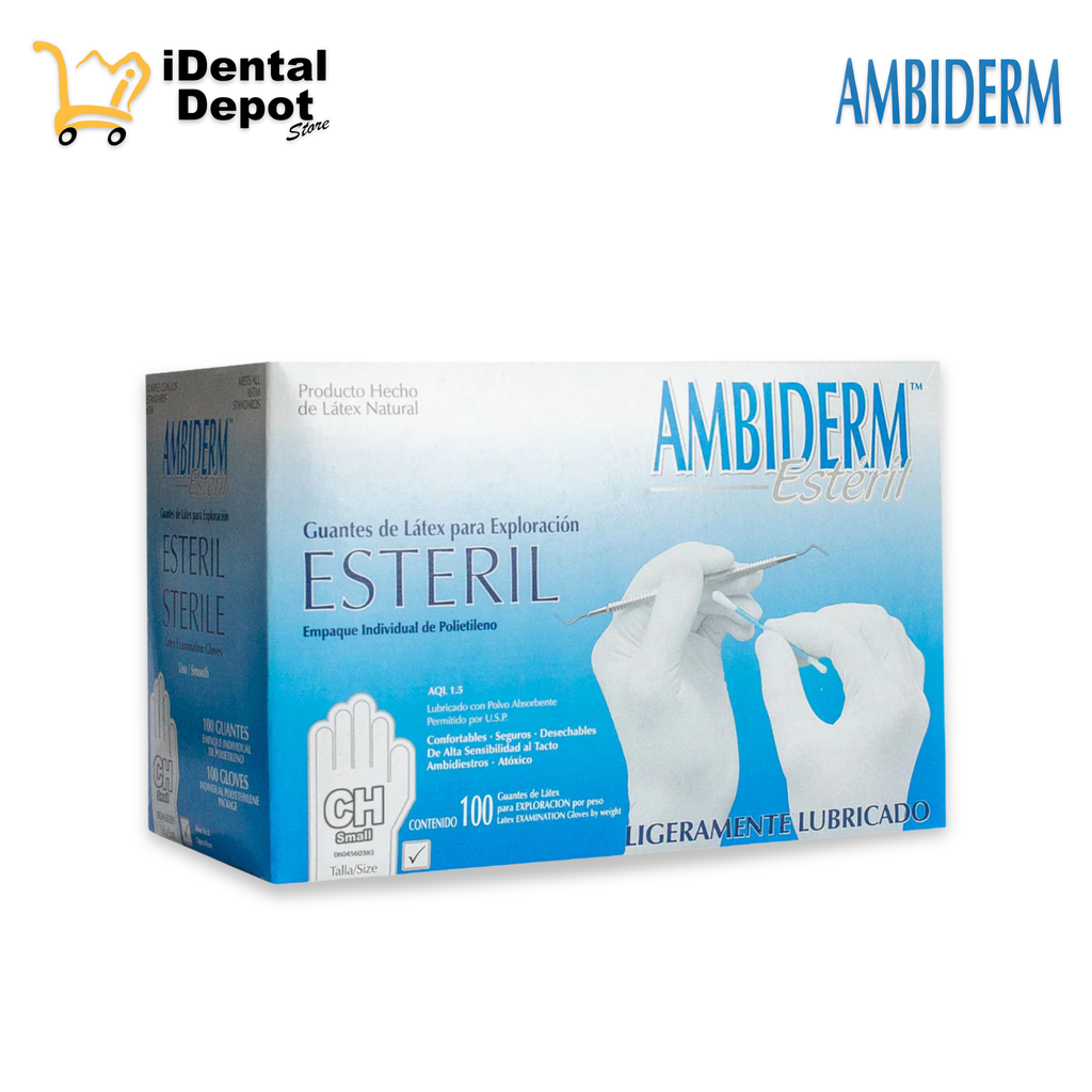 GUANTE ESTERIL CH -