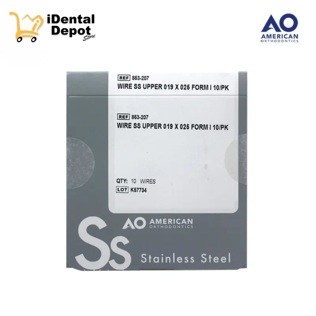 ARCO ACERO .019 X .025 SUPERIOR PAQ/10
