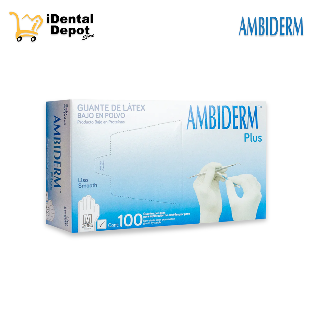 GUANTE LATEX BLANCO MEDIANO