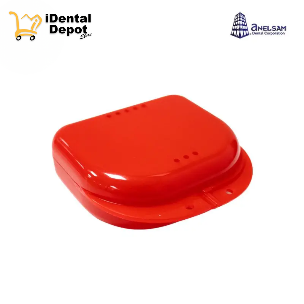 [WUHANCOROJ H87] CAJA ORTHO PLASTICO SIN CORDON ROJA ANELSAM