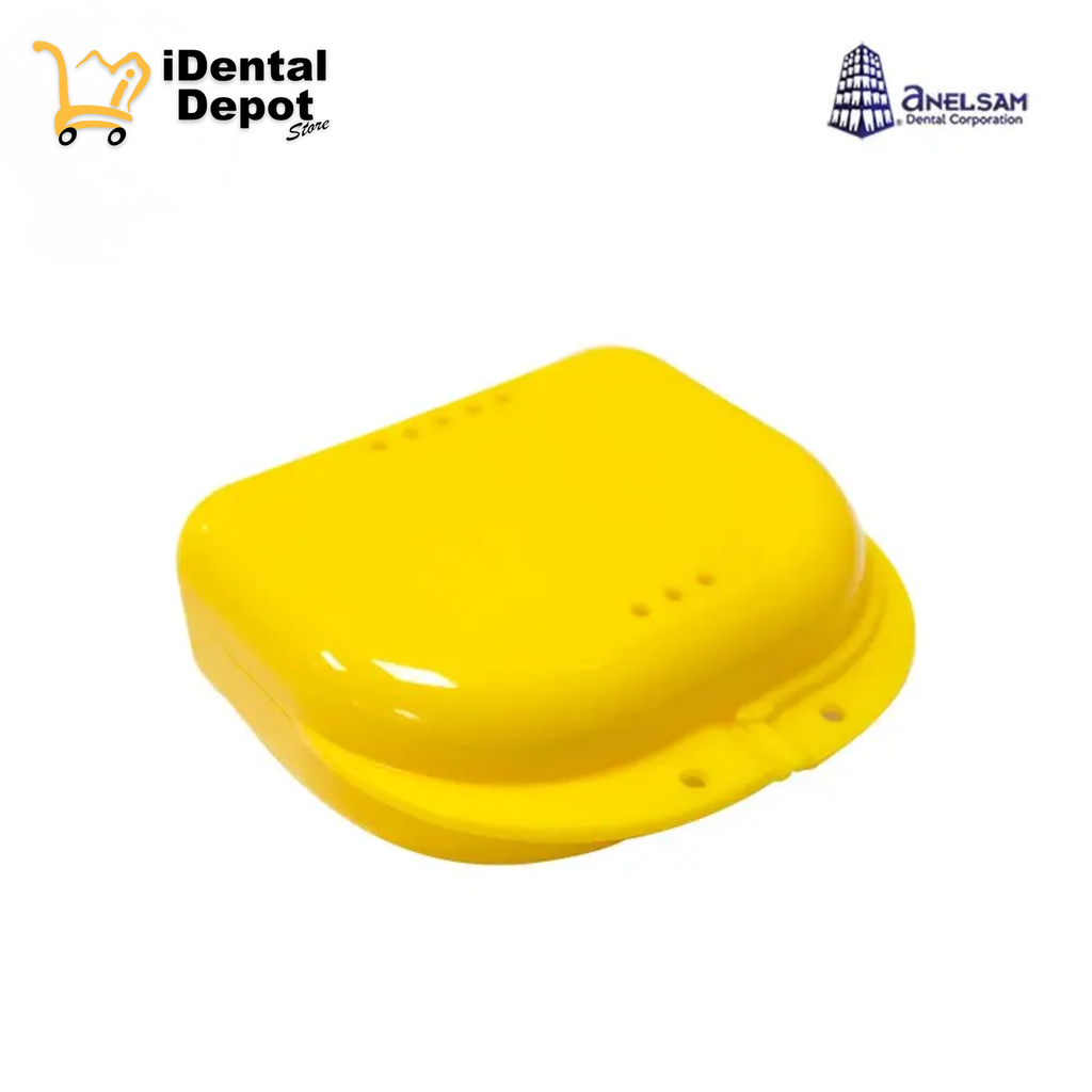 CAJA ORTHO PLASTICO SIN CORDON AMARILLO ANELSAM