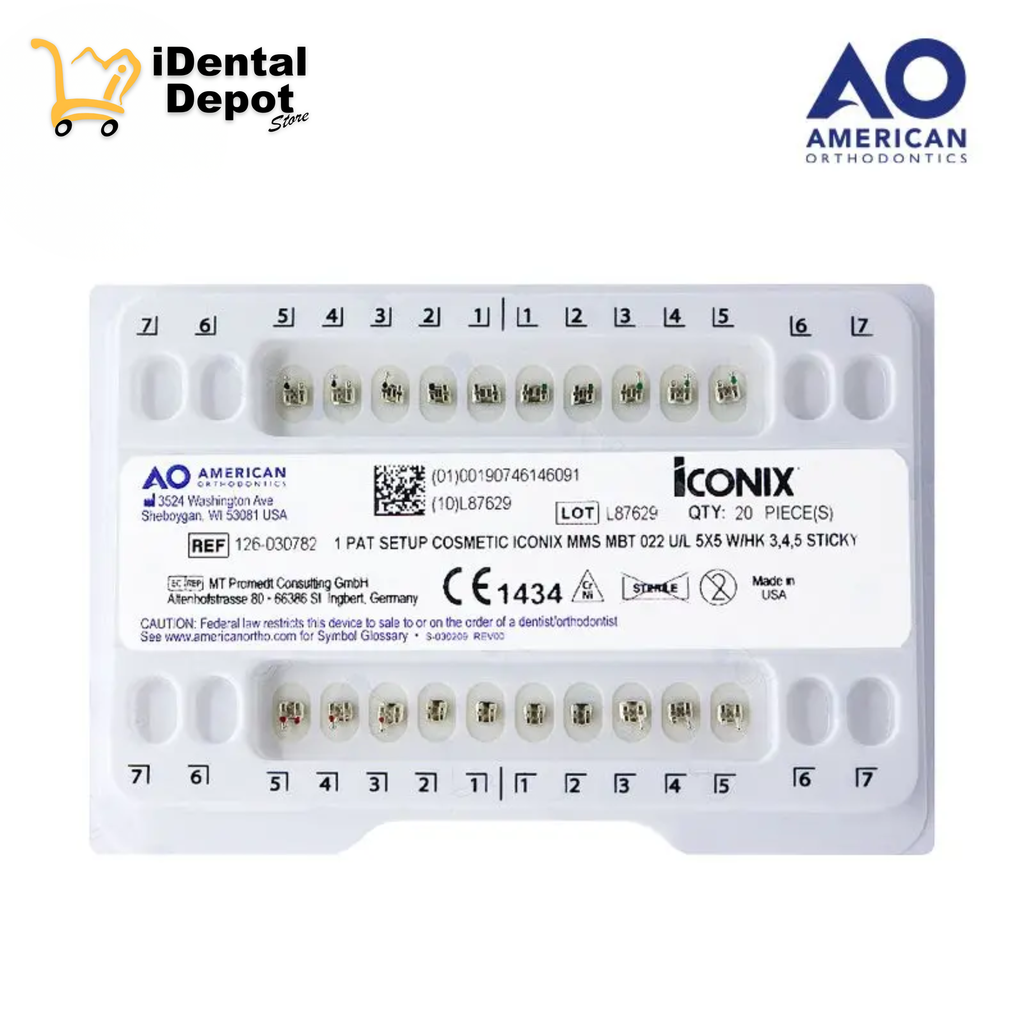 [AOB126-030782] BRACKETS MINI ICONIX MBT JGO .022