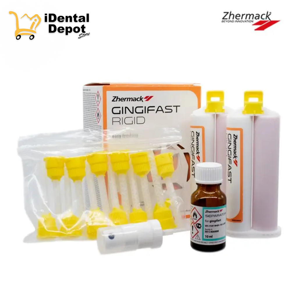 [ZERMACKC401520] GINGIFAST RIGID CAJA CON 2 CARTUCHOS 50 ml + SEPARATOR 10 ml + 12 PUNTAS