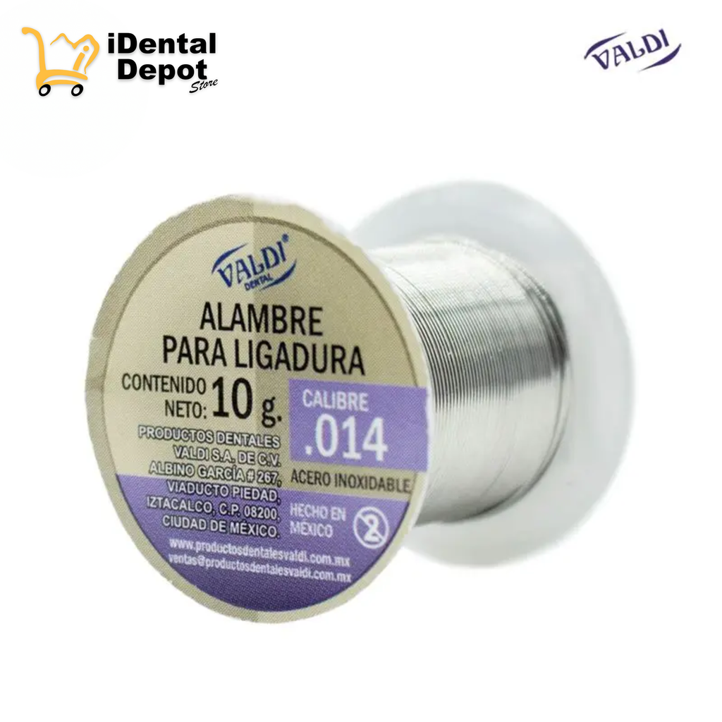 [VALDIRL14] ROLLO LIGADURA METALICA # 14 10grs