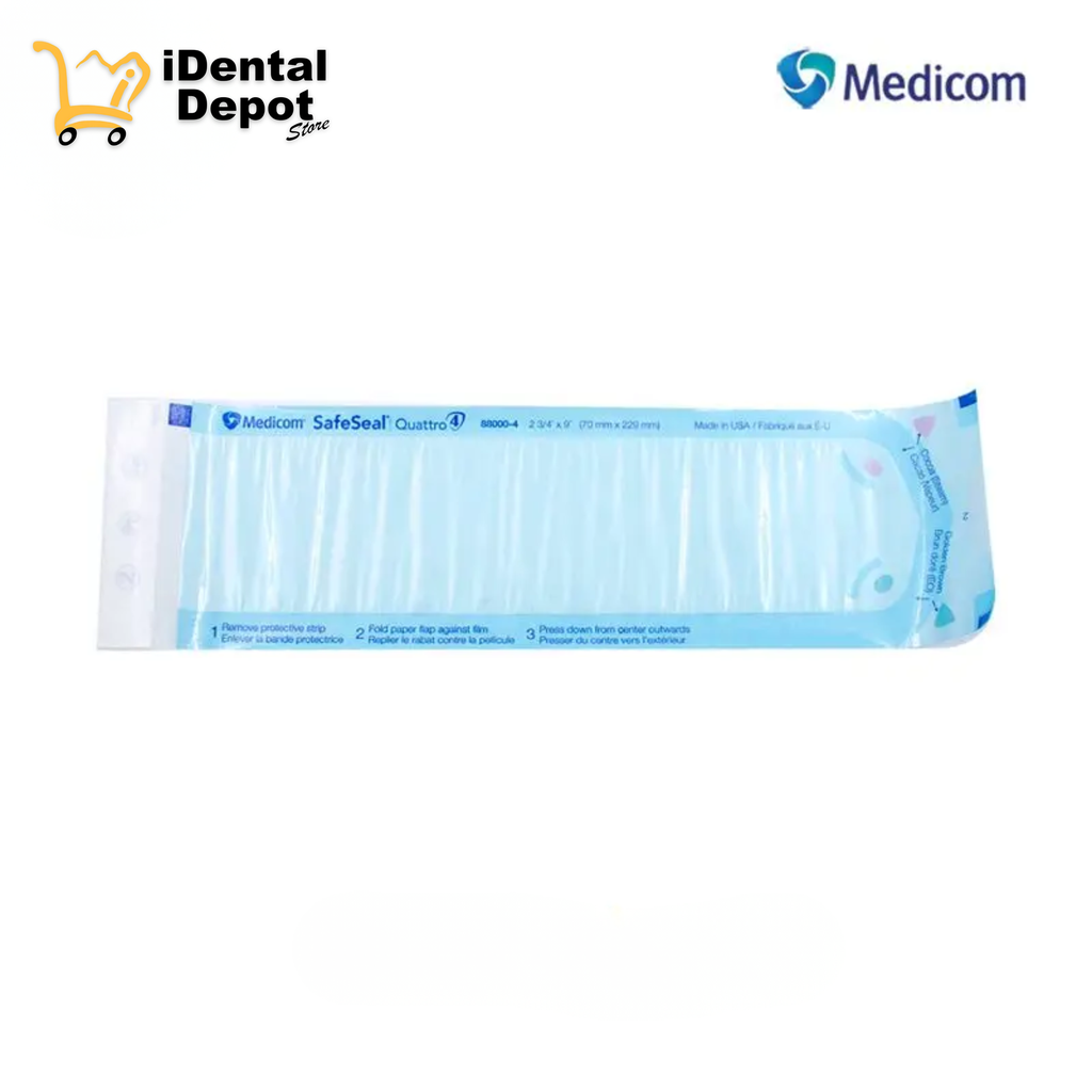 [MEDICOM88000-B23/4X9] BOLSA PARA ESTERILIZAR 2 3/4 X 9 MEDICOM PAQ C/200