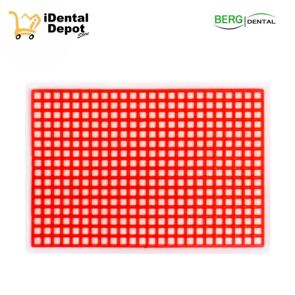 [BERG13000] CERA ROJA MALLA DE RETENCIONES 40X60mm C/U