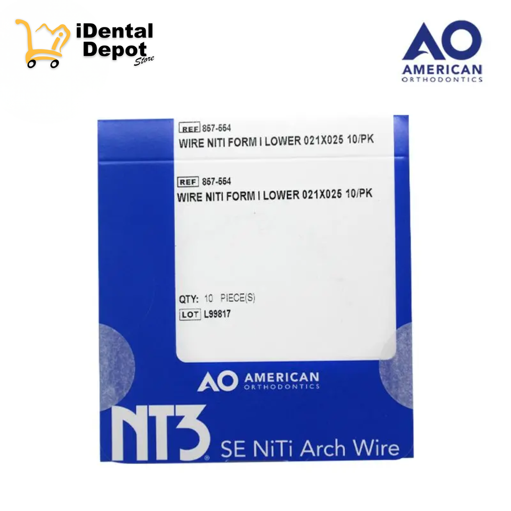 [AO26857-554] ARCO NITI .021 X .025 INFERIOR PK CON 10