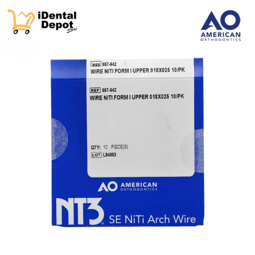 [AO21857-542] ARCO NITI .018 X .025 SUPERIOR PK CON 10