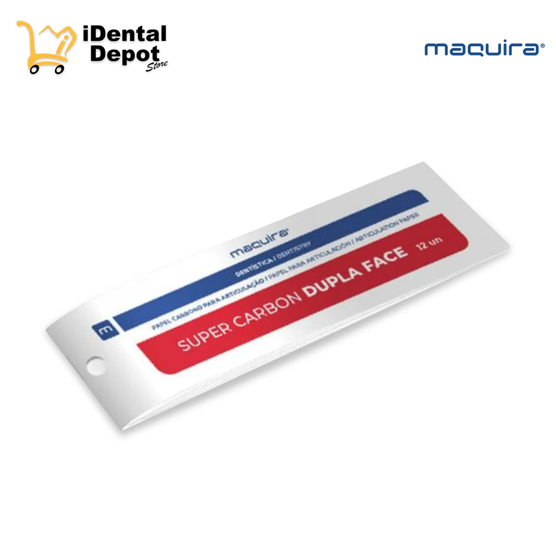 [6562-VM] PAPEL ARTICULAR SUPER CARBON (AZUL/ROJO) - 12hojas