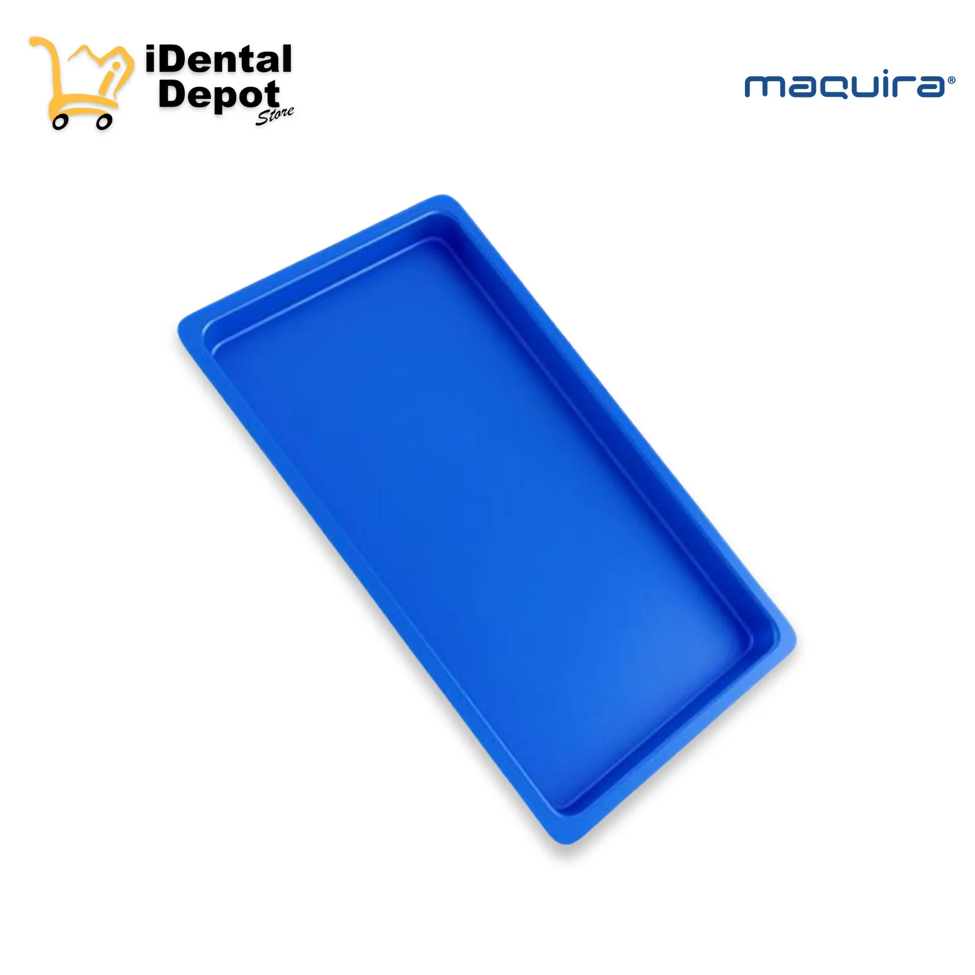 [6533-VM] CHAROLA LISA MAQUIRA AUTOCLAVABLE MEDIANA - AZUL
