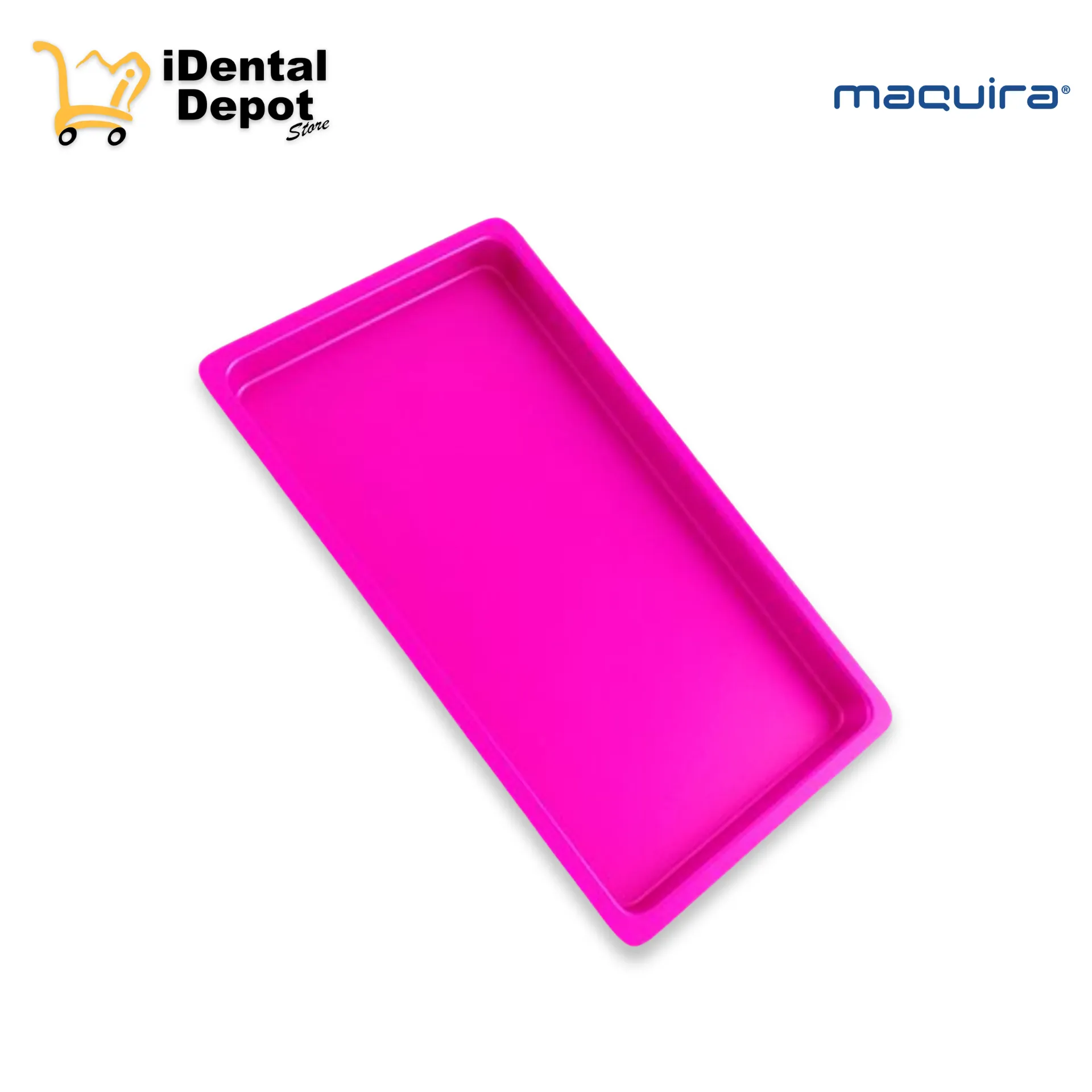 [6535-VM] CHAROLA LISA MAQUIRA AUTOCLAVABLE MEDIANA - ROSA