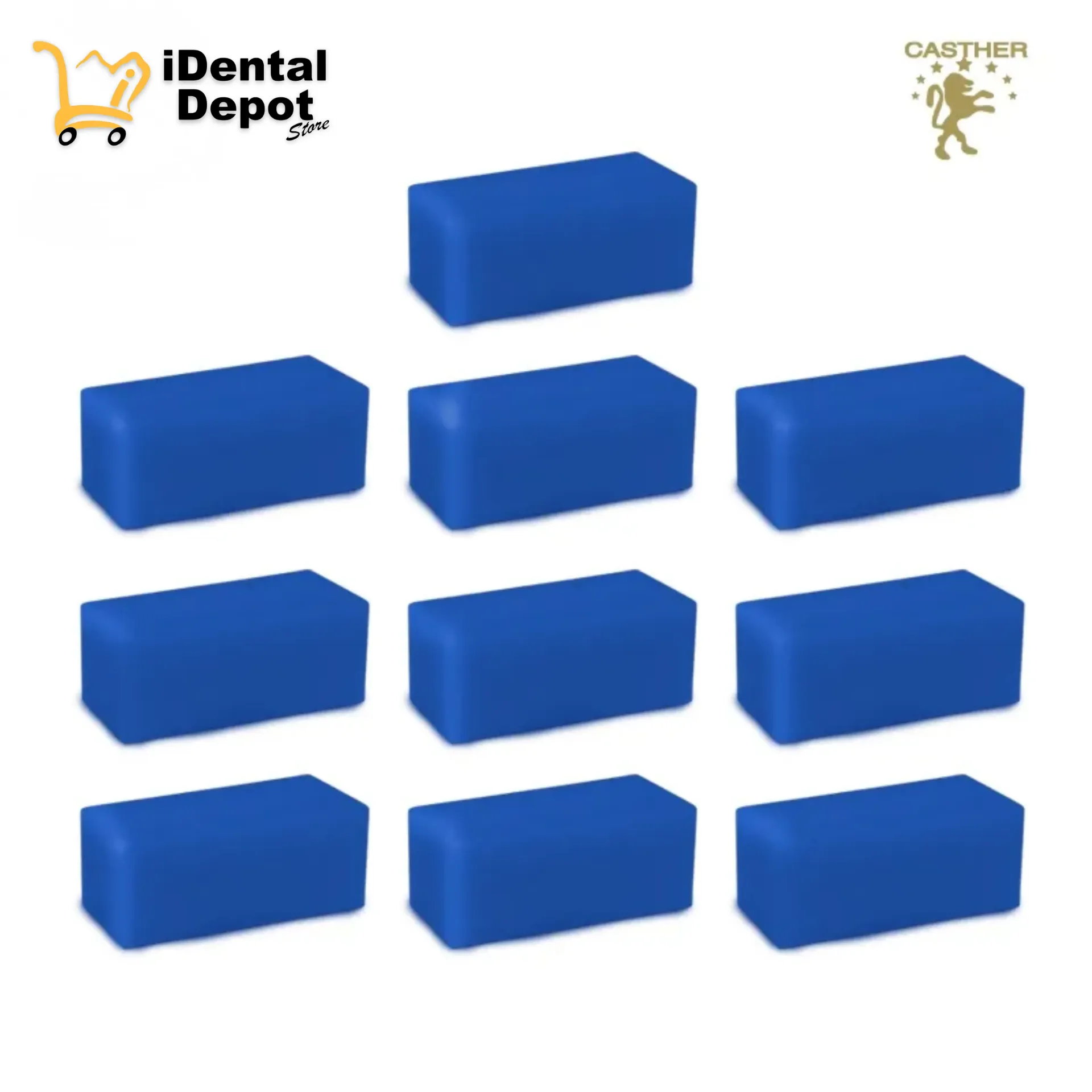 [CASTHERAZUL] CUBO DE CERA CASTHER AZUL PAQ/10