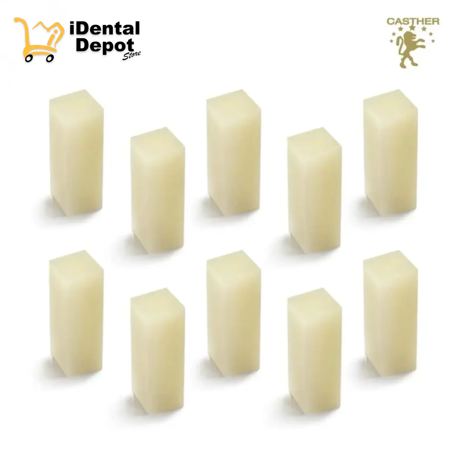 [CASTHERBEIG] CUBO DE CERA CASTHER BEIGE PAQ/10
