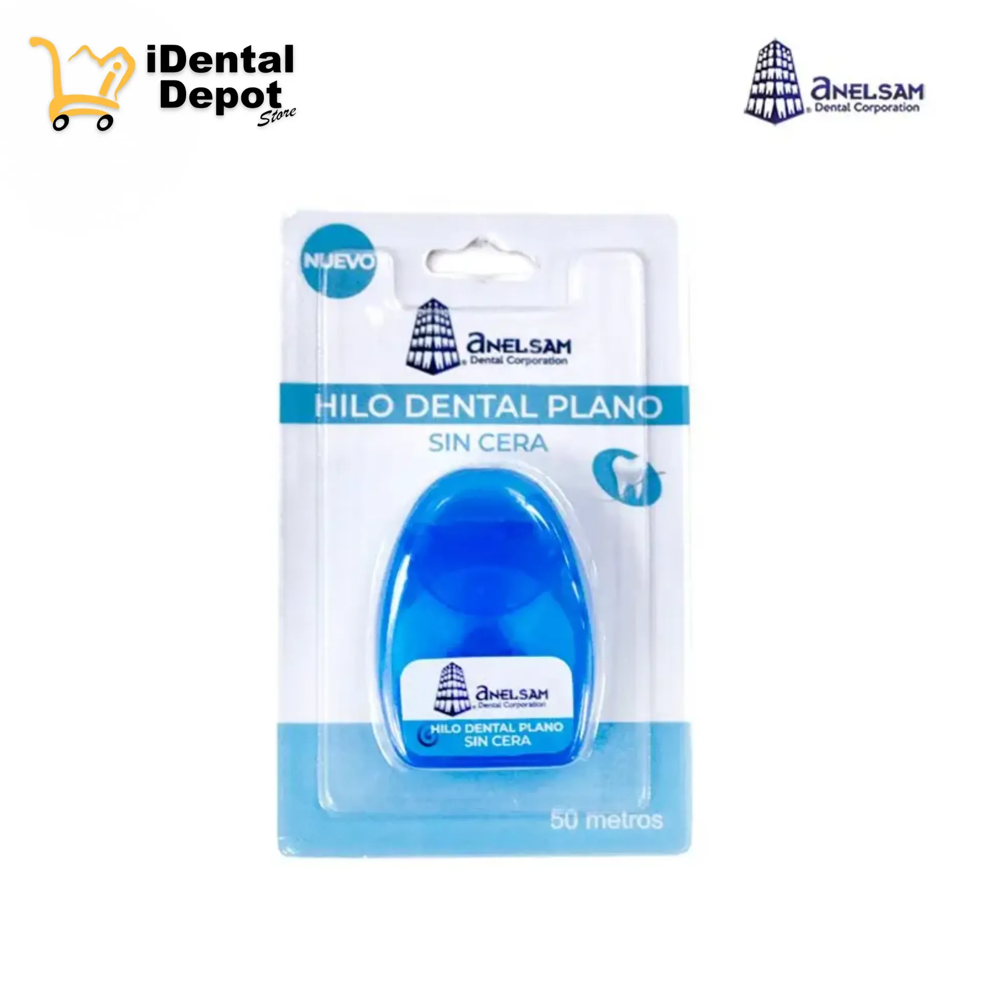 HILO DENTAL C/50M SIN CERA ANELSAM