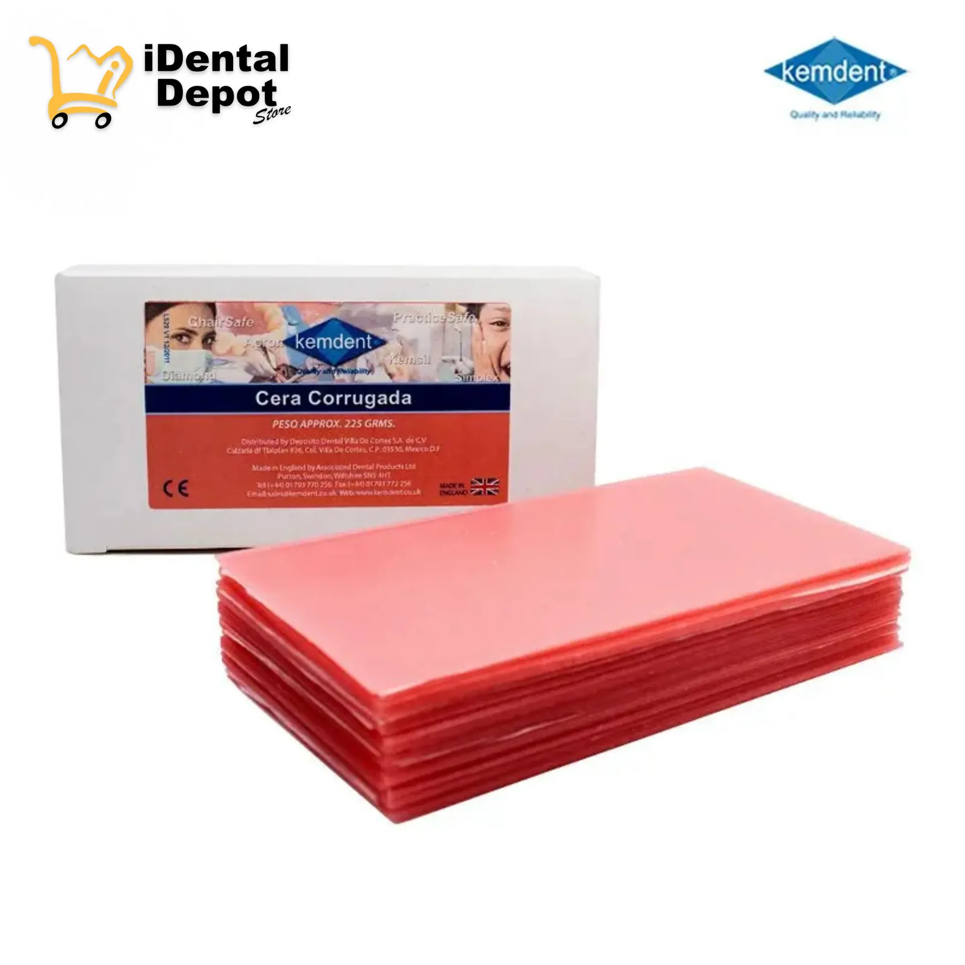 CERA INGLESA CORRUGADA 225G