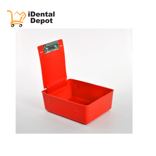 [259-0154] CAJA PLASTICA ORGANIZADORA LABORATORIO ROJO