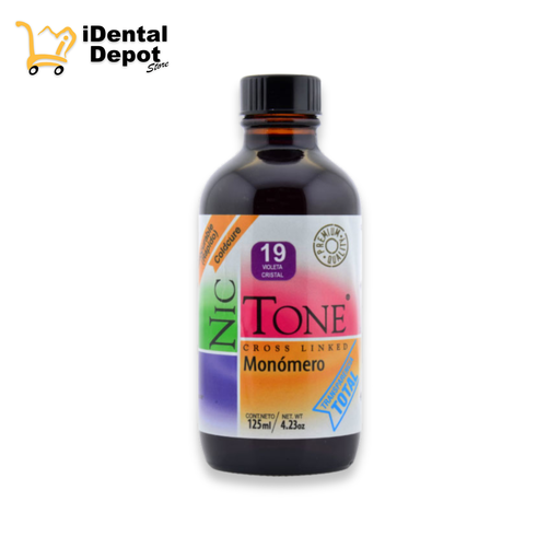 [141-0040] MONOMERO LIQUIDO RAPIDO (AUTOCURABLE) NICTONE COLOR MORADO 125ML