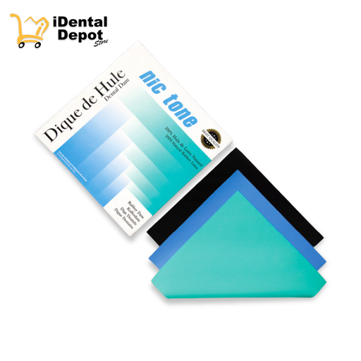 [144-0012] DIQUE NICTONE 6X6 DELGADO AZUL C/36 HOJAS