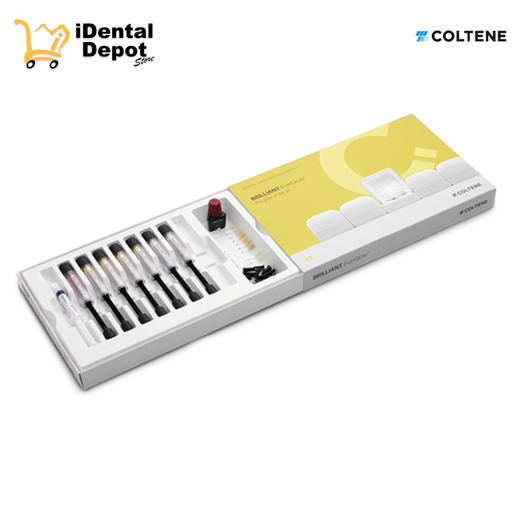 [COL230] KIT DE RESINA - BRILLIANT EVERGLOW SYSTEM "7 JERINGAS" (OA1, BL, A1/B1, A2/B2, A3/D3, BL TRANS, TRANS)