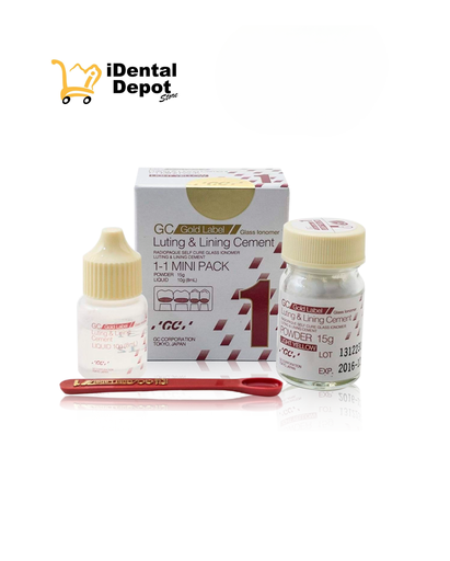 [GCA161] CEMENTO IONOMERO
GC GOLD LABEL 1 LUTING & LINING 1-1 MINI