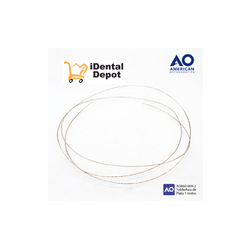 [AO860-009] SOLDADURA DE PLATA P/ ORTHODONCIA .025