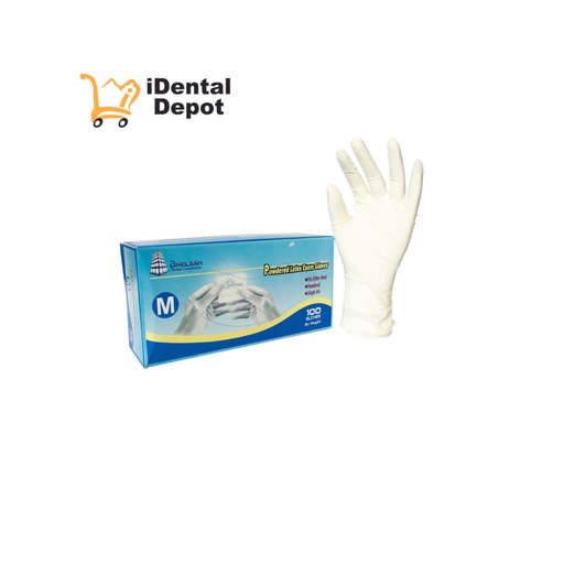 [CRAGAM] GUANTES LATEX (MEDIANO) CON 100 ANELSAM