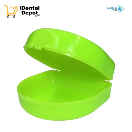 [LARIDENTG37] CAJA ORTHO PLATICO SIN CORDON LARIDENT ITALY VERDE CLARO