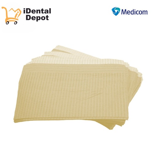 [MEDICOM8284-EX] CAMPOS BOLSA CON 50 MEDICOM AMARILLO
