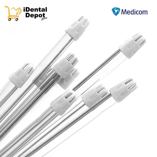 [MEDICOMEYE100TCB] EYECTORES DESECHABLES CON 100 MEDICOM TRANSPARENTE CON BLANCO