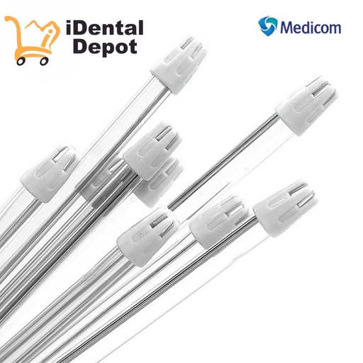 [MEDICOMEYE100TCB] EYECTORES DESECHABLES CON 100 MEDICOM TRANSPARENTE CON BLANCO