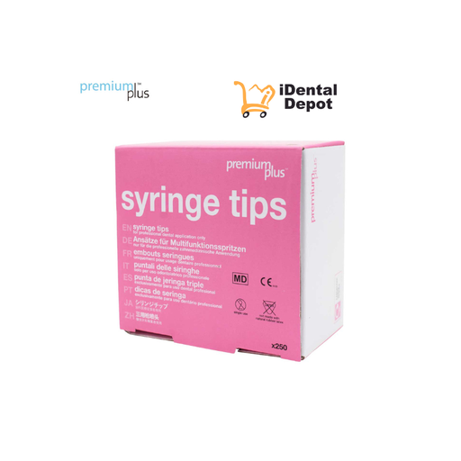 [PREMIUM18-018C] PUNTA DESECHABLE PARA JERINGA TRIPLE COLORES (PREMIUM PLUS)