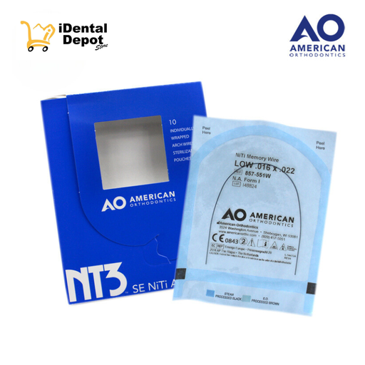 [AO16857-551W] ARCO NITI .016 X.022 INFERIOR INDIVIDUAL