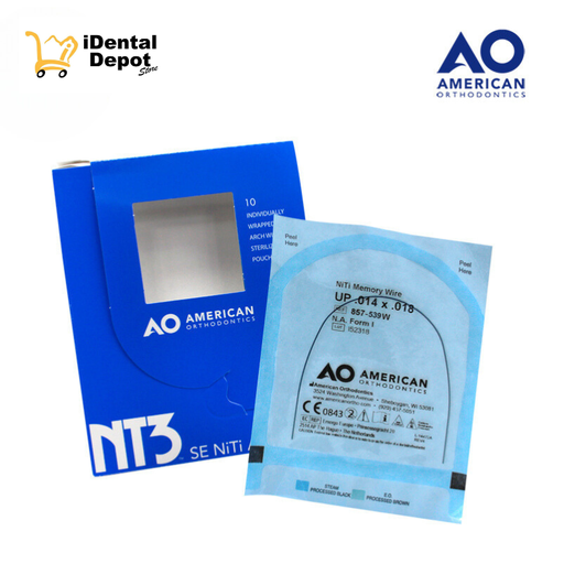 [AO11857-539] ARCO NITI .014 X .018 SUPERIOR PK CON 10