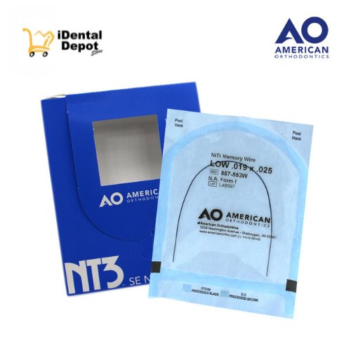 [AO18857-547W] ARCO NITI .017 X .025 INFERIOR INDIVIDUAL