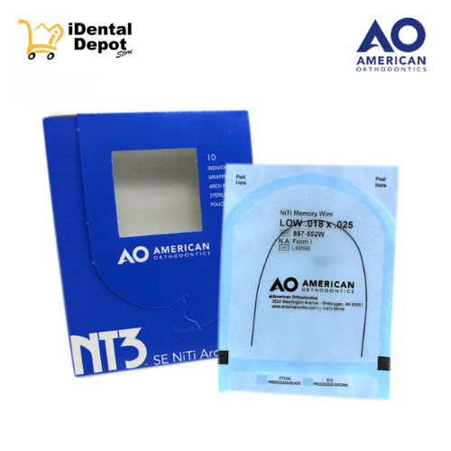 [AO22857-552W] ARCO NITI .018 X .025 INFERIOR INDIVIDUAL