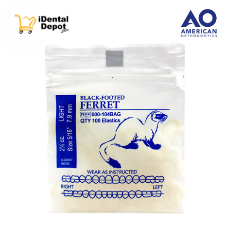 [AO04000-104] LIGAS INTRAORALES 2.5oz. 5/16 FERRET