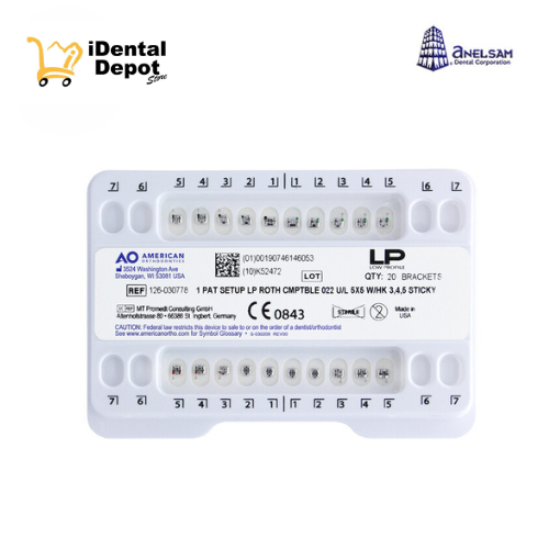 [AOB126-030778] BRACKETS PERFIL BAJO JGO. .022 (ROTH)