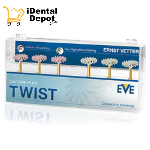 [E039086 ] DISCOS DE PULIDO - DIACOMP PLUS TWIST SET PARA COMPOSITE RA 14mm C/6 PZ P23D