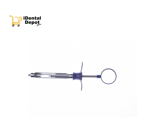 [15-001DB] JERINGA TIPO CARPULE AZUL TBS (CON SUCTOR)