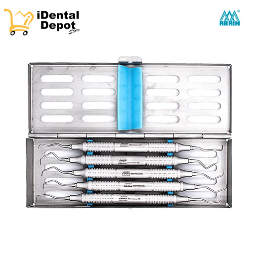 [ARAIN-06-115-00] KIT DE CURETAS GRACEY CON CASSETTE ARAIN