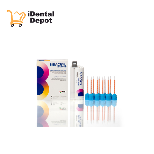[157-0100] BISACRYL 10:1 CARTUCHO BLANCO 76GR/10 PUNTAS MEZCLADORAS