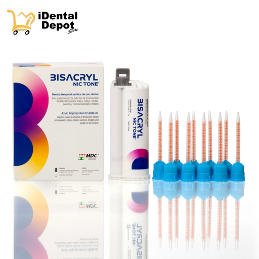 [157-0103] BISACRYL 10:1 CARTUCHO A3 76GR/10 PUNTAS MEZCLADORAS