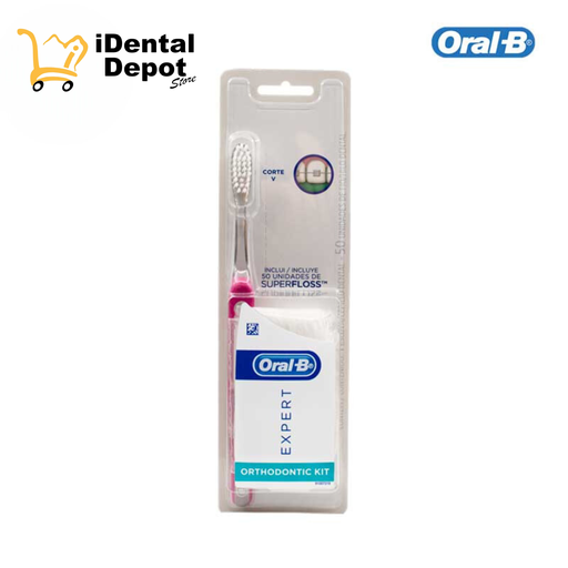 [7500435156011] KIT EXPERT CON SUPERFLOSS CEPILLO DENTAL (BRACKET / ORTODONCIA) ORAL-B