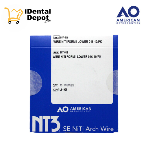 [AO06857-516] ARCO NITI .016 INFERIOR PK CON 10