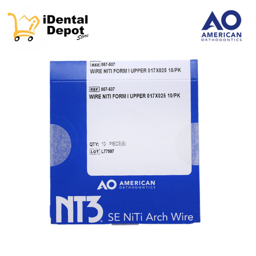 [AO17857-537] ARCO NITI .017 X .025 SUPERIOR PK CON 10