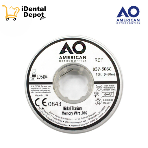[AO03857-506C] ROLLO ALAMBRE NITINOL .016